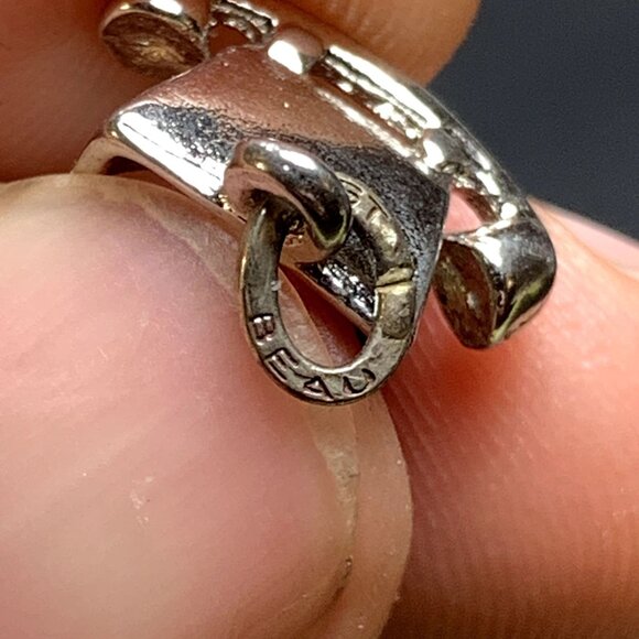 VTG Solid Sterling Silver 925 Fine Rotary Telephone Traditional Dangle Charm - Picture 8 of 11